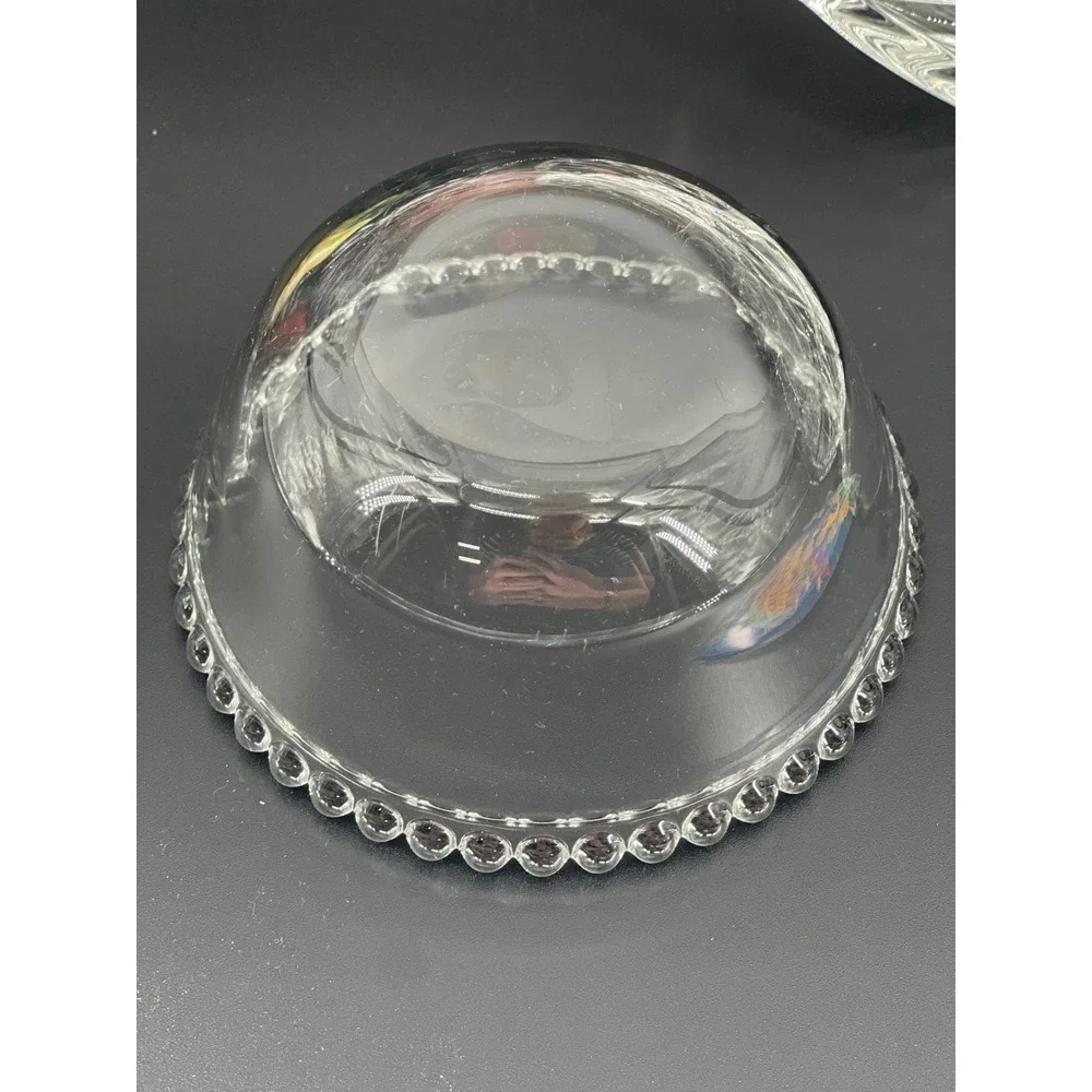 Mikasa Walther Glas Roxborough Chip and Dip Set Clear Glass Serving Platter 15in